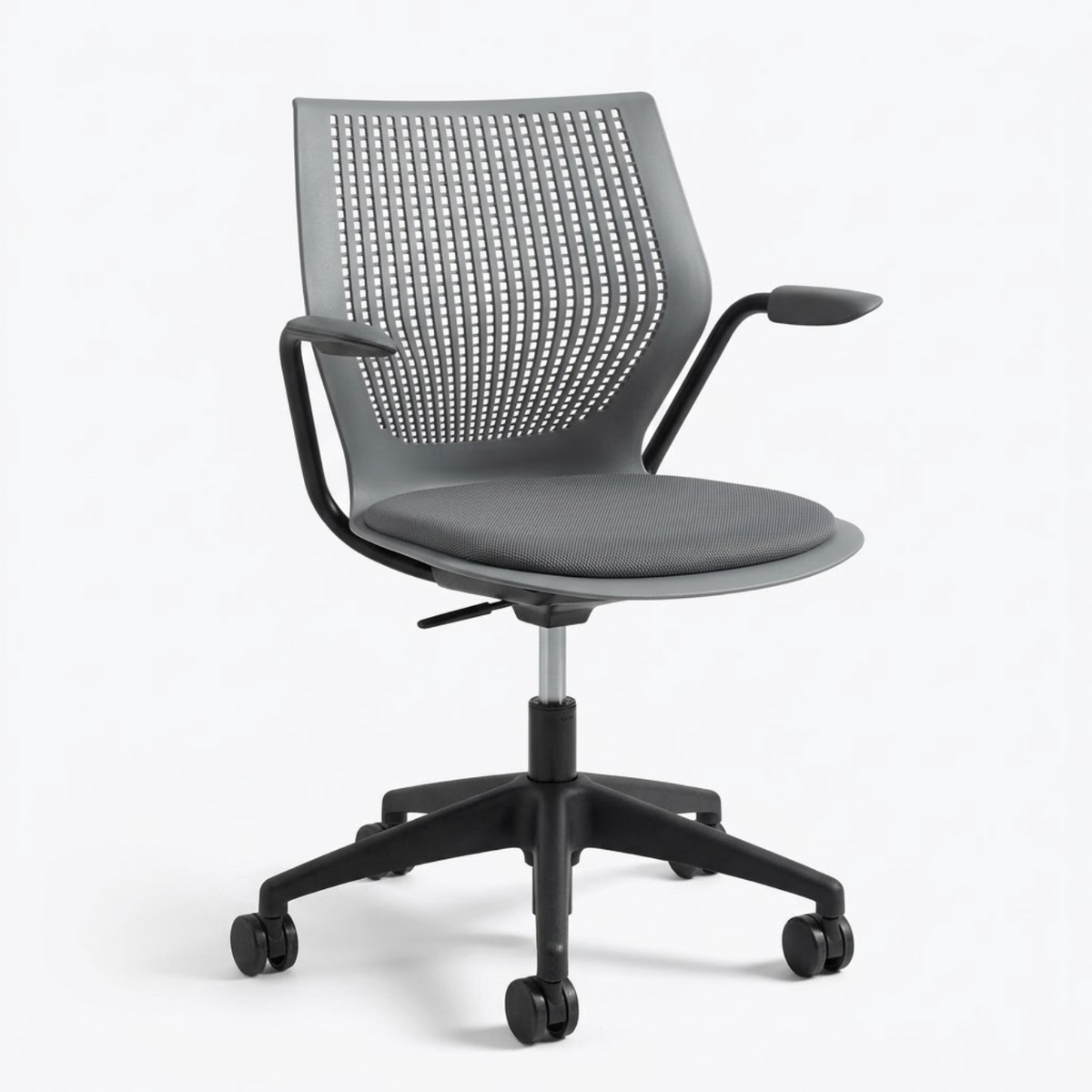 Knoll MultiGeneration Task Chair — Fixed Arms, 5-Star Base — Showroom Floor Sample