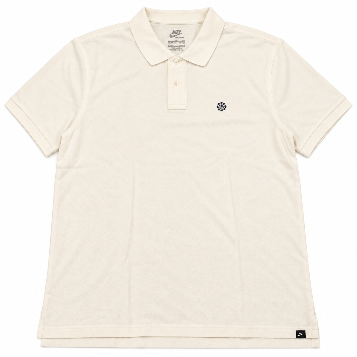 Nike Sportswear Men’s Cream Polo Shirt Short Sleeve Size XL NWT