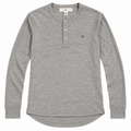 Five Four Men’s Heather Gray Long Sleeve Henley Shirt Size M NWT