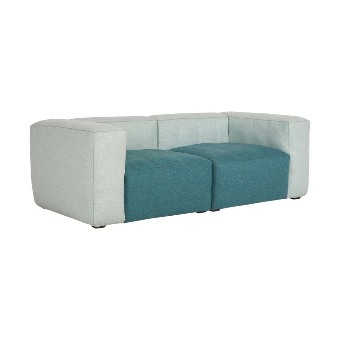 Hay a Herman Miller Brand  Mags 2 Seater Sofa - Green/Dark Green