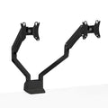 Poppin Swing Double Monitor Arm, Black