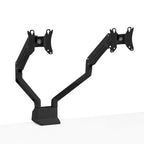 Poppin Swing Double Monitor Arm, Black