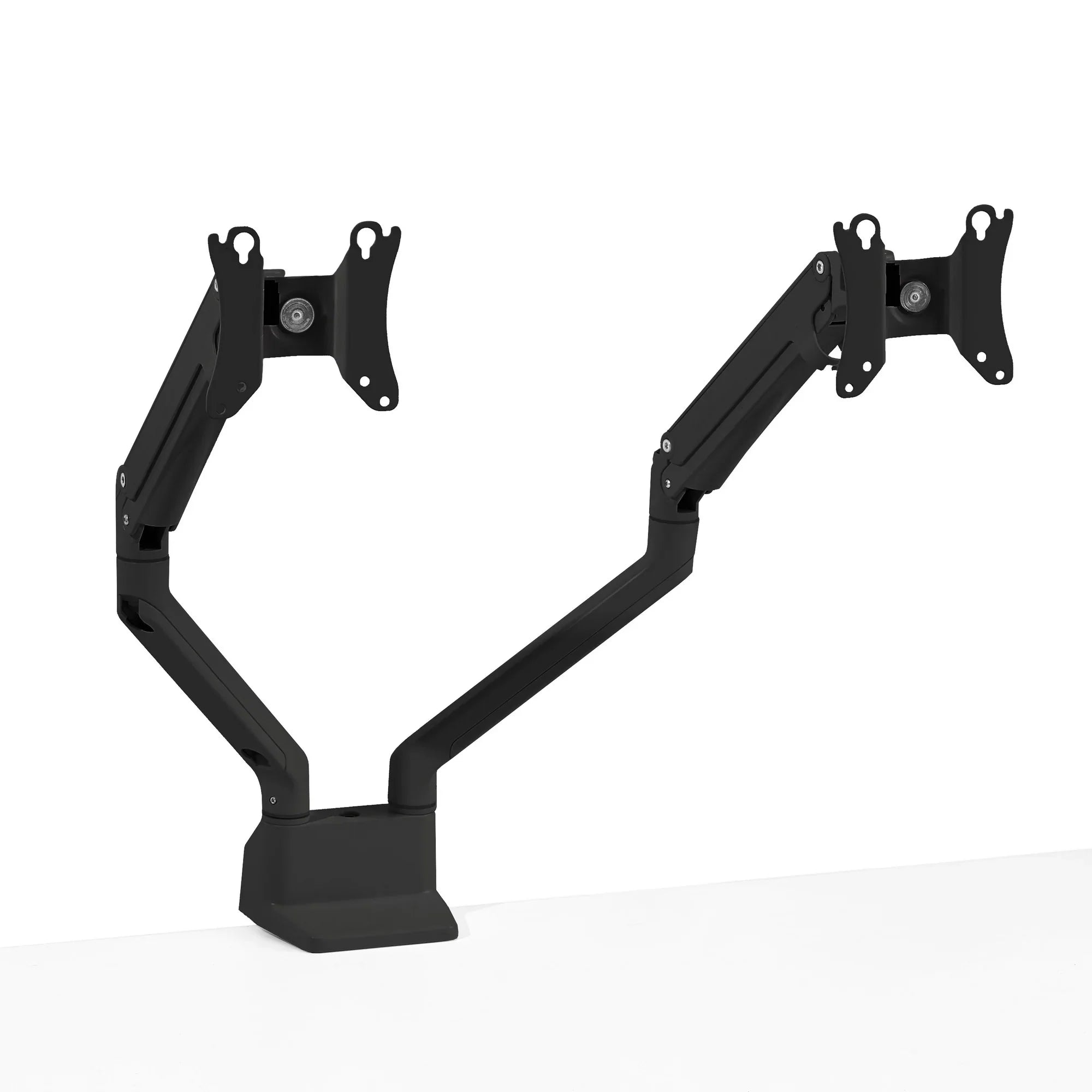 Poppin Swing Double Monitor Arm, Black