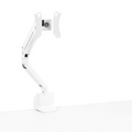 Poppin Swing Single Monitor Arm, White