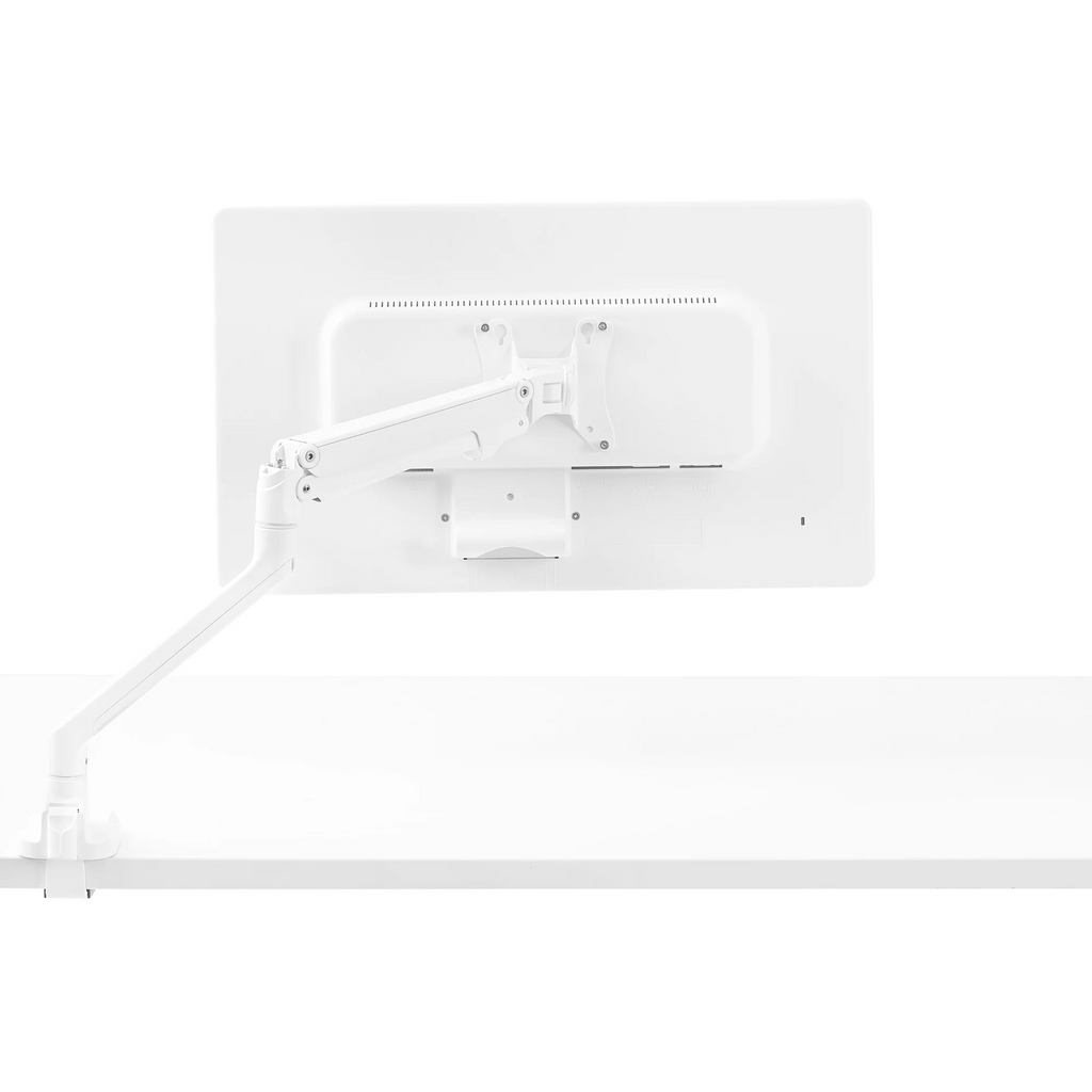 Poppin Swing Single Monitor Arm, White