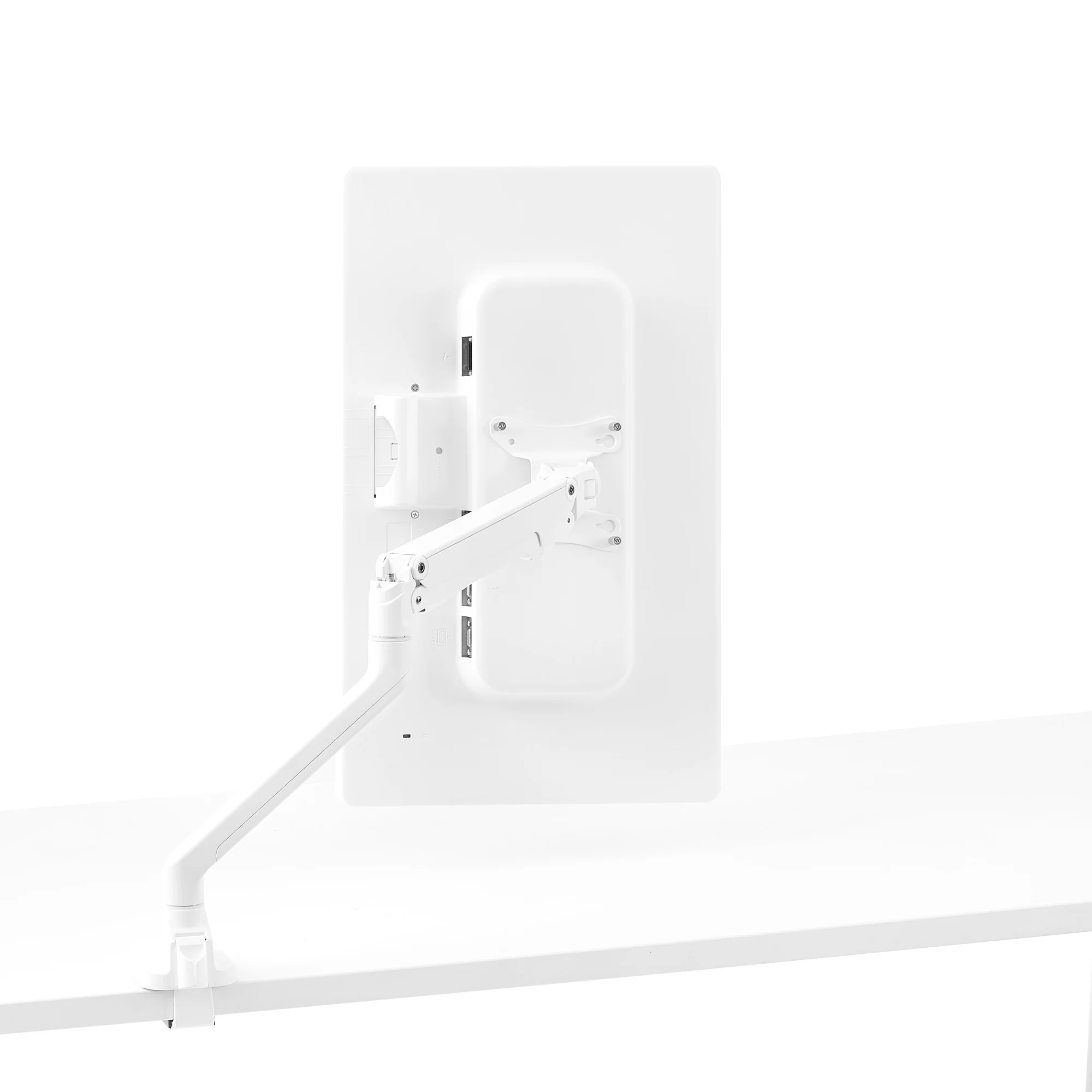 Poppin Swing Single Monitor Arm, White