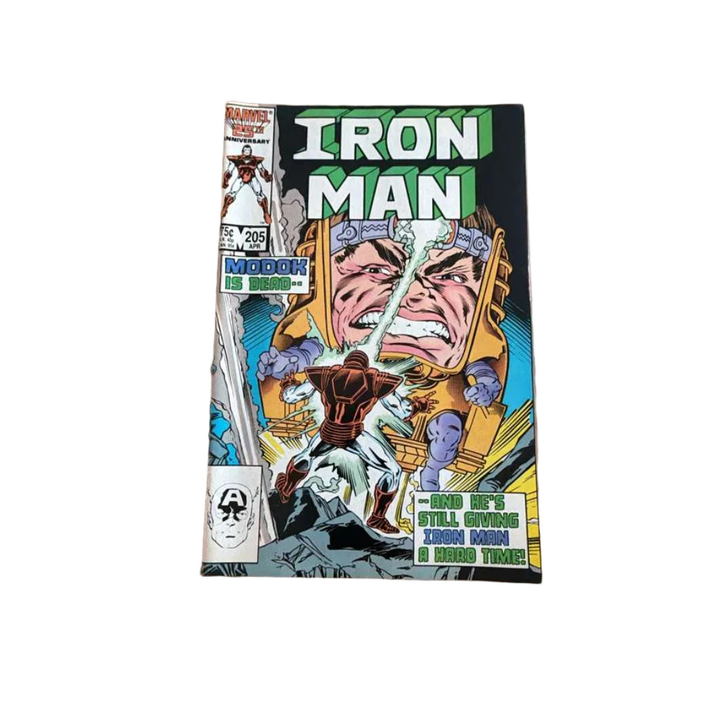IRON MAN #205 (Marvel 1986) Modok is Dead