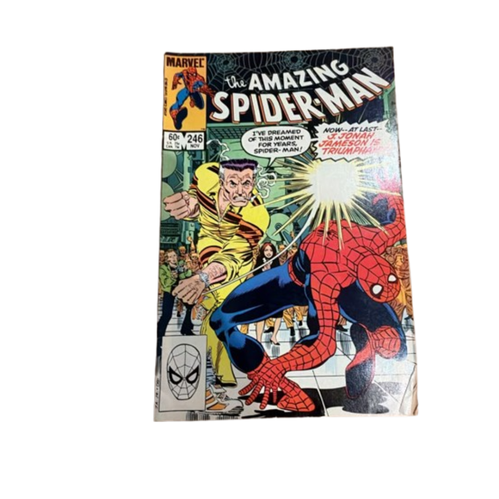 The Amazing Spider-Man #246 (Vintage Comic with Return of the Jedi Video Game Ad)