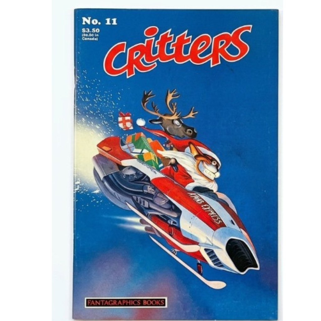 Critters #11 (Vintage Fantagraphics Books Comic with Amazing Heroes Ad)