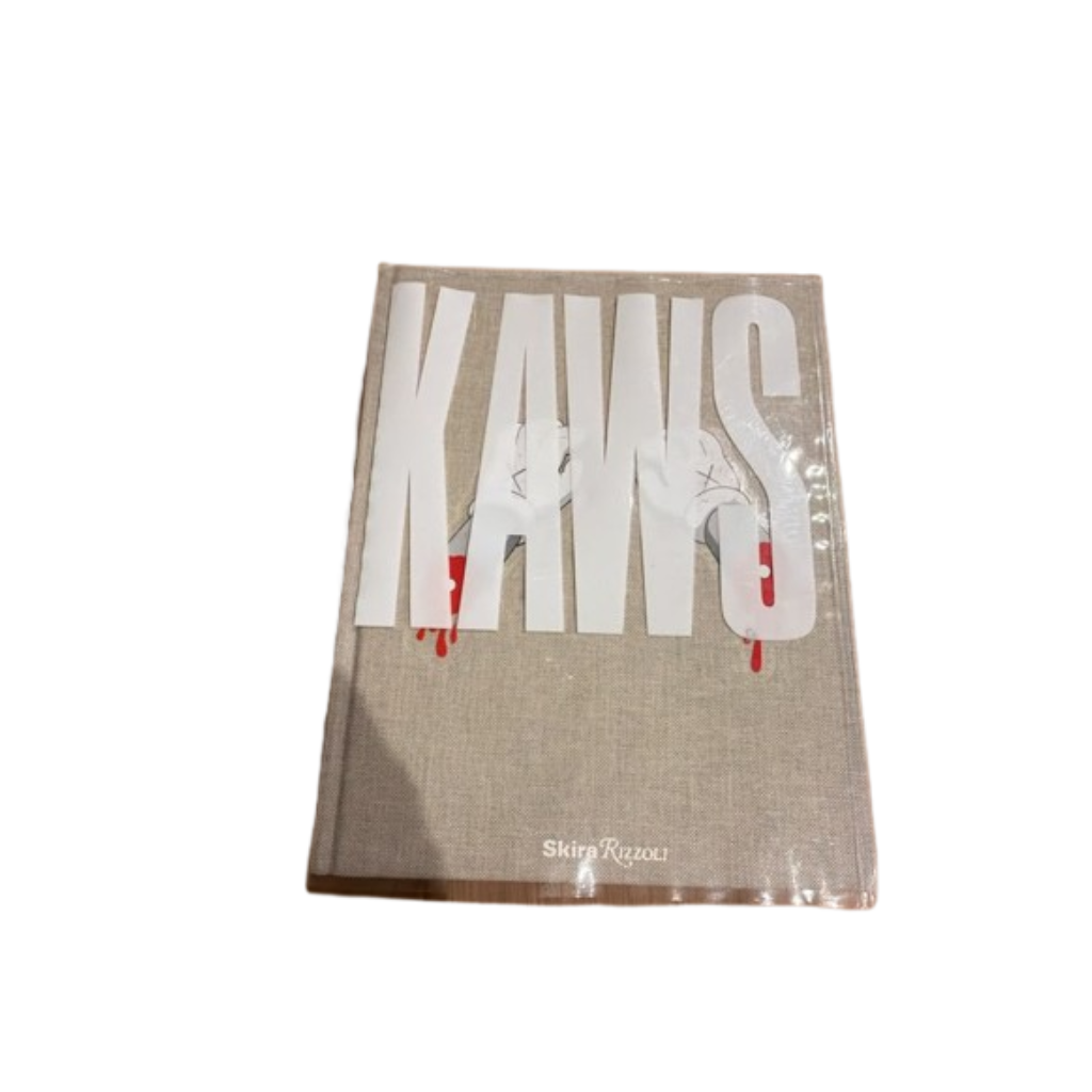 KAWS (Signed First Edition) - Rizzoli 2010 Hardcover with Chum Sketch Sign with art