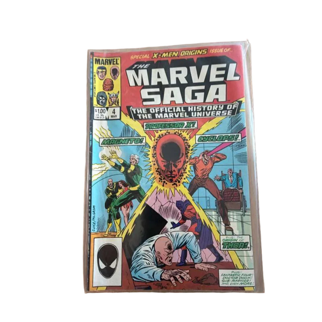 THE MARVEL SAGA #4 (Marvel 1986) Official History of the Marvel Universe