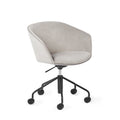 Poppin Pitch Meeting Chair, Velvet Gray