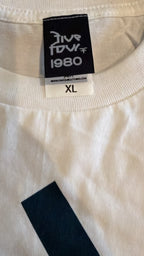 FIVE FOUR 1980 Black and Green Logo T-Shirt (XL)