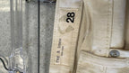 Rag & Bone New York Cream Slim Straight Jeans (Size 28)