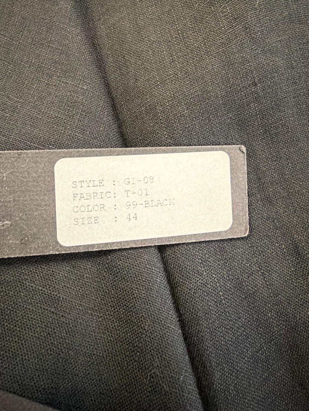 LUBIAM Black Cascade Front Tailored Blazer (Size 44)