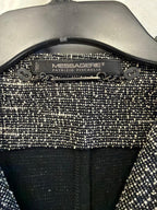 Messagerie Patrizio Piscaglia Black & White Speckled Blazer (Size 52)