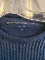 John Varvatos Star USA Waffle Knit Thermal Long Sleeve Shirt (Size S)