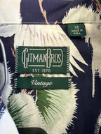 Gitman Bros. Vintage Crane & Pine Short Sleeve Shirt (XS)