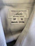 Anto Beverly Hills Textured Dress Shirt (Size 16.5/36-37)