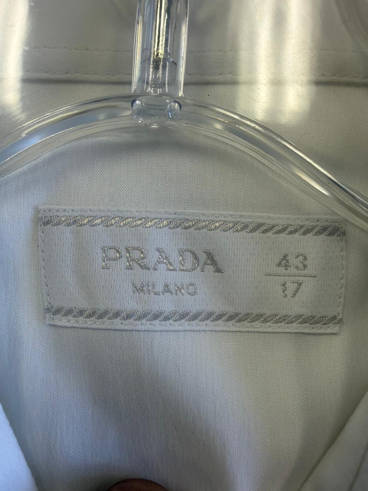 PRADA Milano White Dress Shirt (Size 43/17)