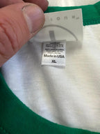 FIVE FOUR Green Ringer Graphic T-Shirt (XL)