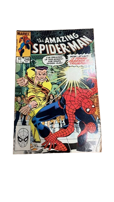 The Amazing Spider-Man #246 (Vintage Comic with Return of the Jedi Video Game Ad)