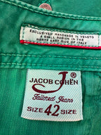 Jacob Cohën Tailored Jeans Green Shorts (Size 42)
