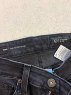 AG Mari High-Rise Slim Straight Jeans (Size 26)