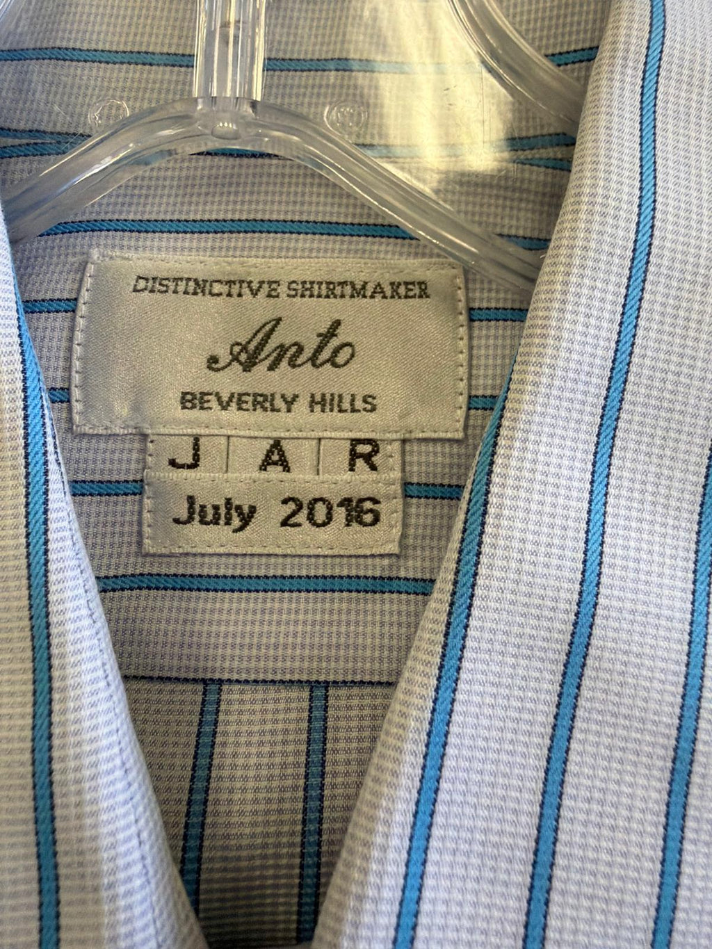 Anto Beverly Hills Blue Stripe Shirt (JAR)