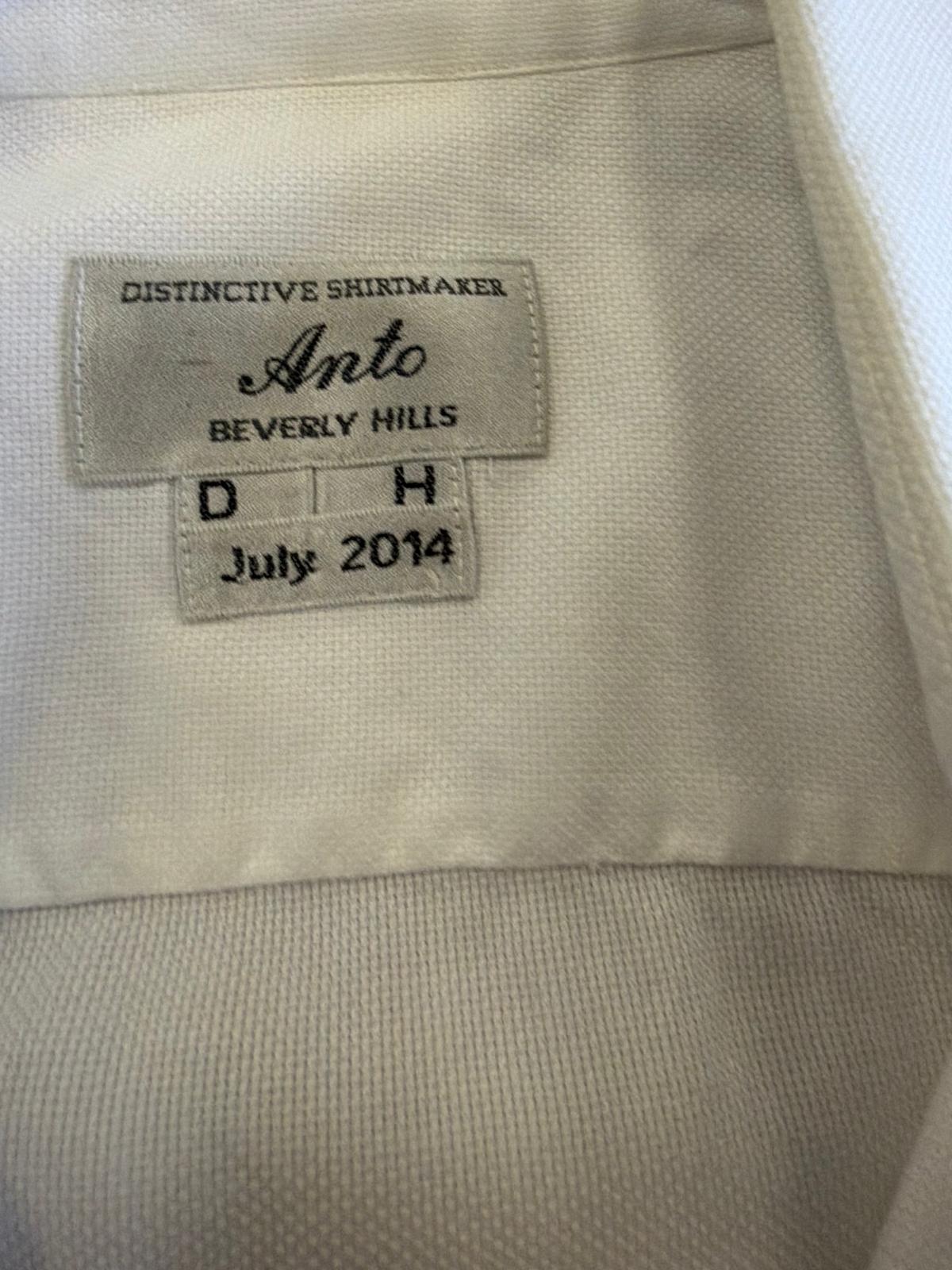 Anto Beverly Hills White Dress Shirt (Size 16/100)