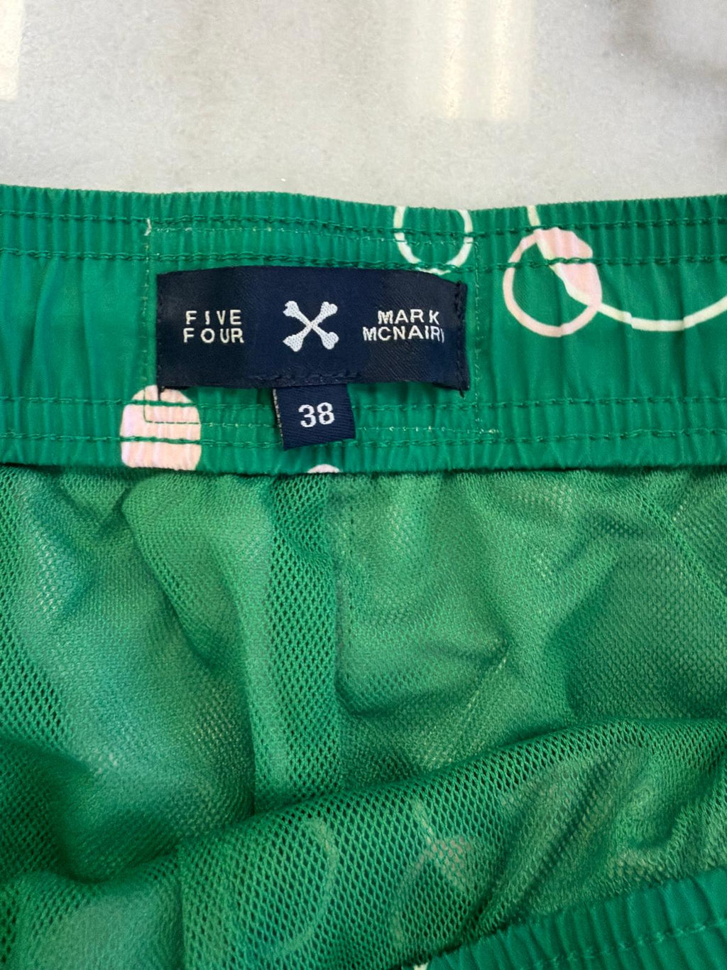 FIVE FOUR x Mark McNair Green Circle Shorts (Size 38)