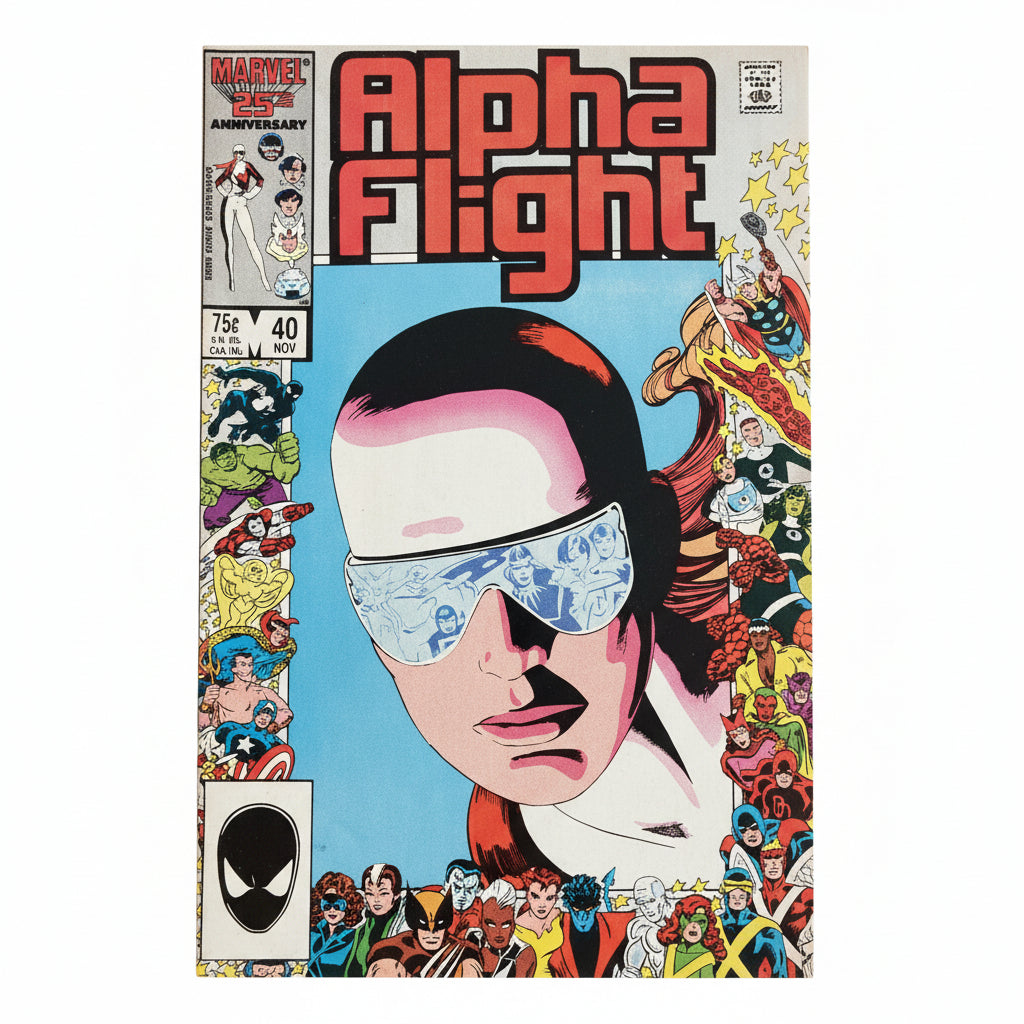 ALPHA FLIGHT #40 (Marvel 1986) Anniversary Issue