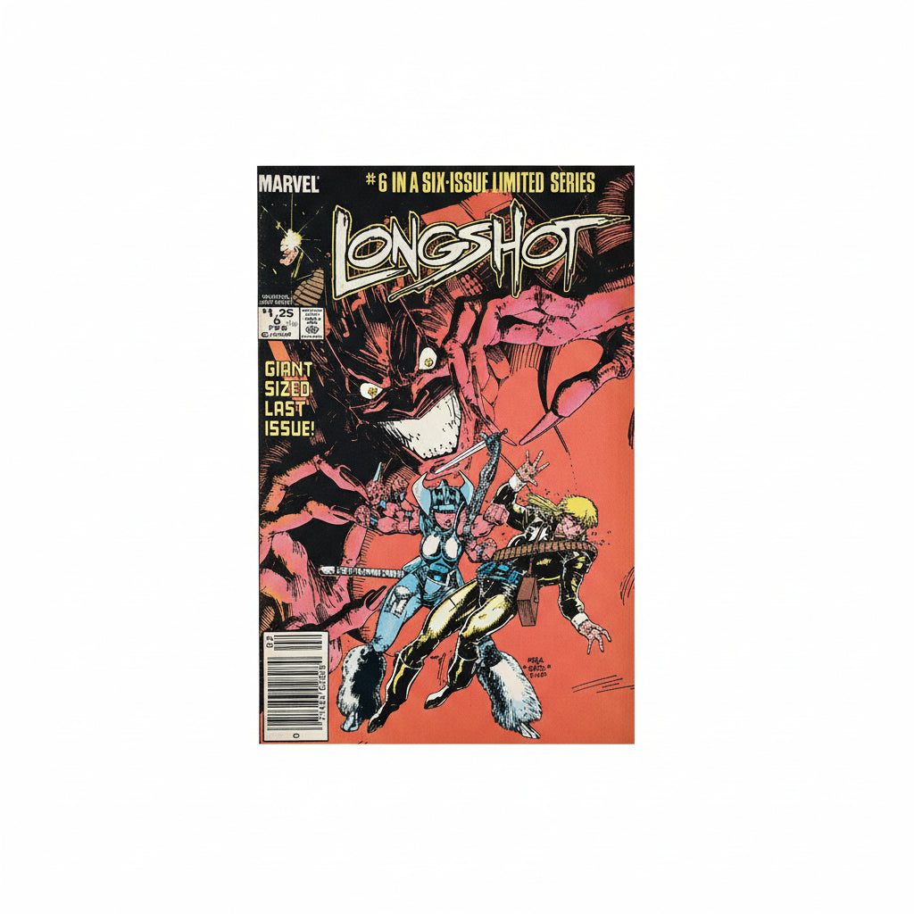 LONGSHOT #6 (Marvel 1986) Giant-Sized Last Issue