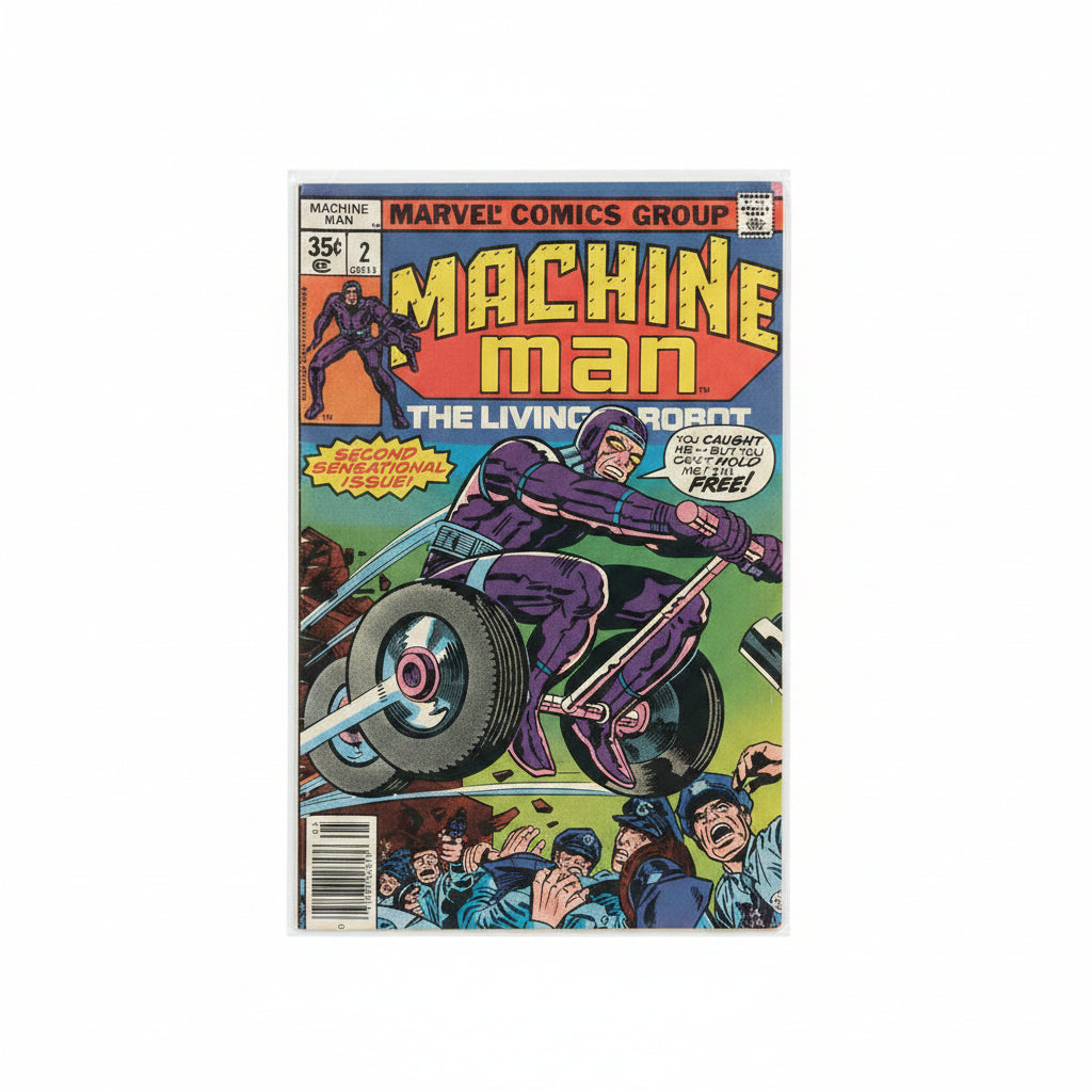 MACHINE MAN #2 (Marvel 1978) The Living Robot