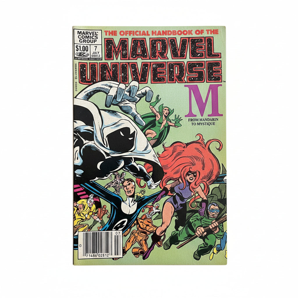 THE OFFICIAL HANDBOOK OF THE MARVEL UNIVERSE #7 (From Mandarin to Mystique)