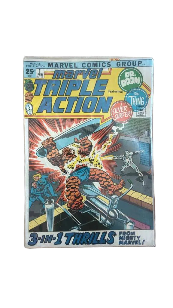 MARVEL TRIPLE ACTION #1 (1971) 3-in-1 Thrills