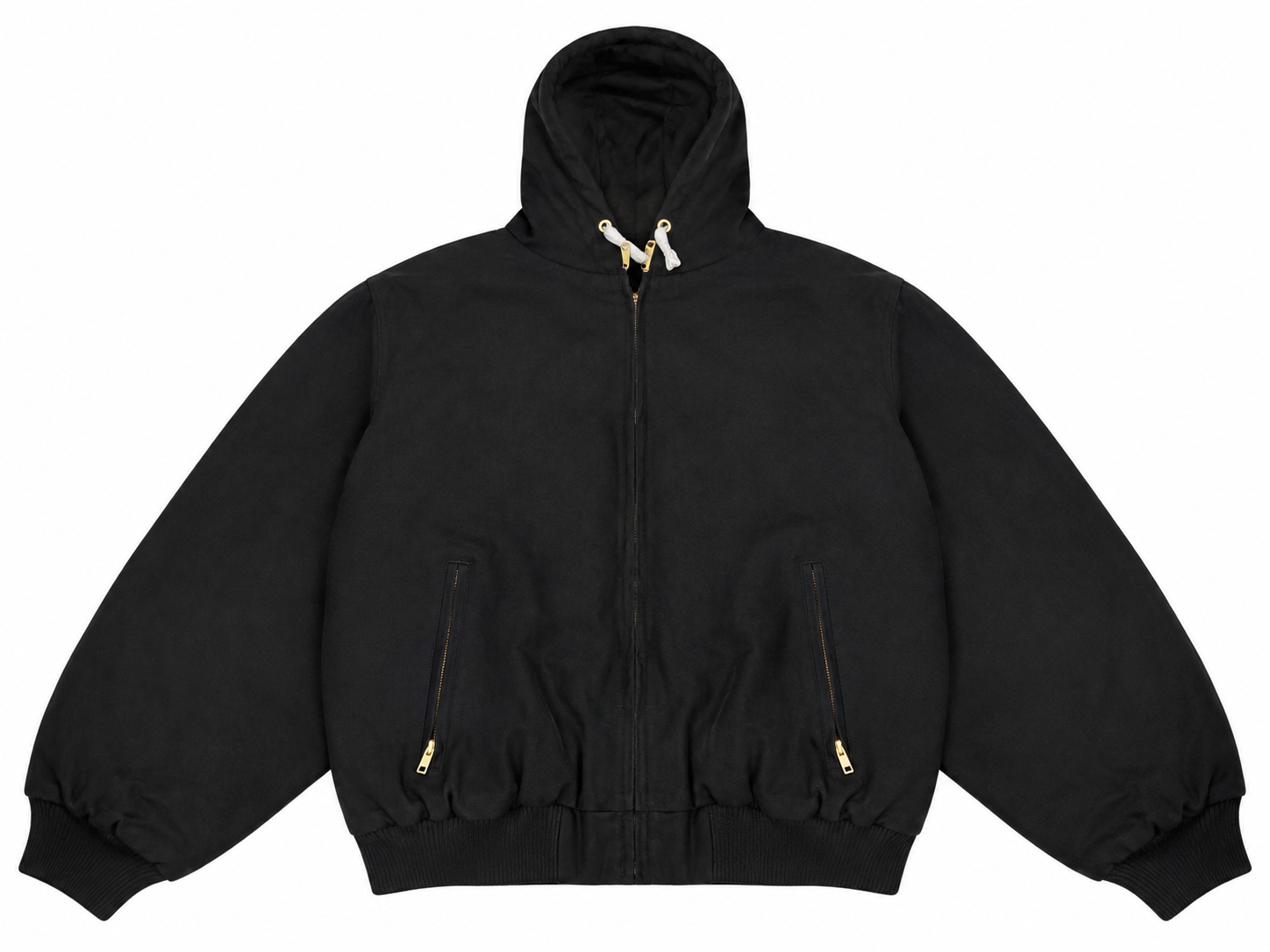 Tri-Mountain Black Hooded Jacket