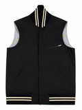 Title Five Four Black Varsity Style Vest