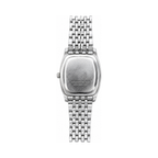Vintage Edward Lynn Square Bracelet Watch - Silver/Black Dial - Battery Required