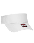 Sabi Goods Plain White Sun Visor (OTTO CAP 60-662)