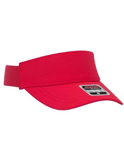 Sabi Goods Plain Red Sun Visor