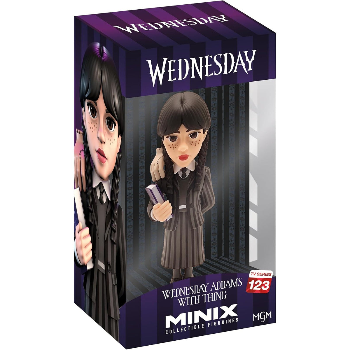 MINIX Wednesday Addams with Thing #123 Collectible Figure (12 cm)