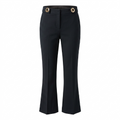 Derek Lam 10 Crosby Black Gold Buckle Ankle Pants Size 0