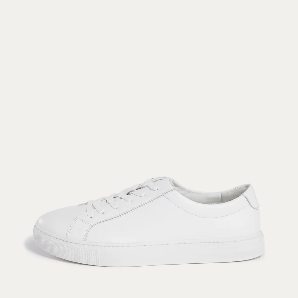 New Republic Unisex Kurt Leather Sneaker - Triple White