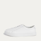New Republic Unisex Kurt Leather Sneaker - Triple White