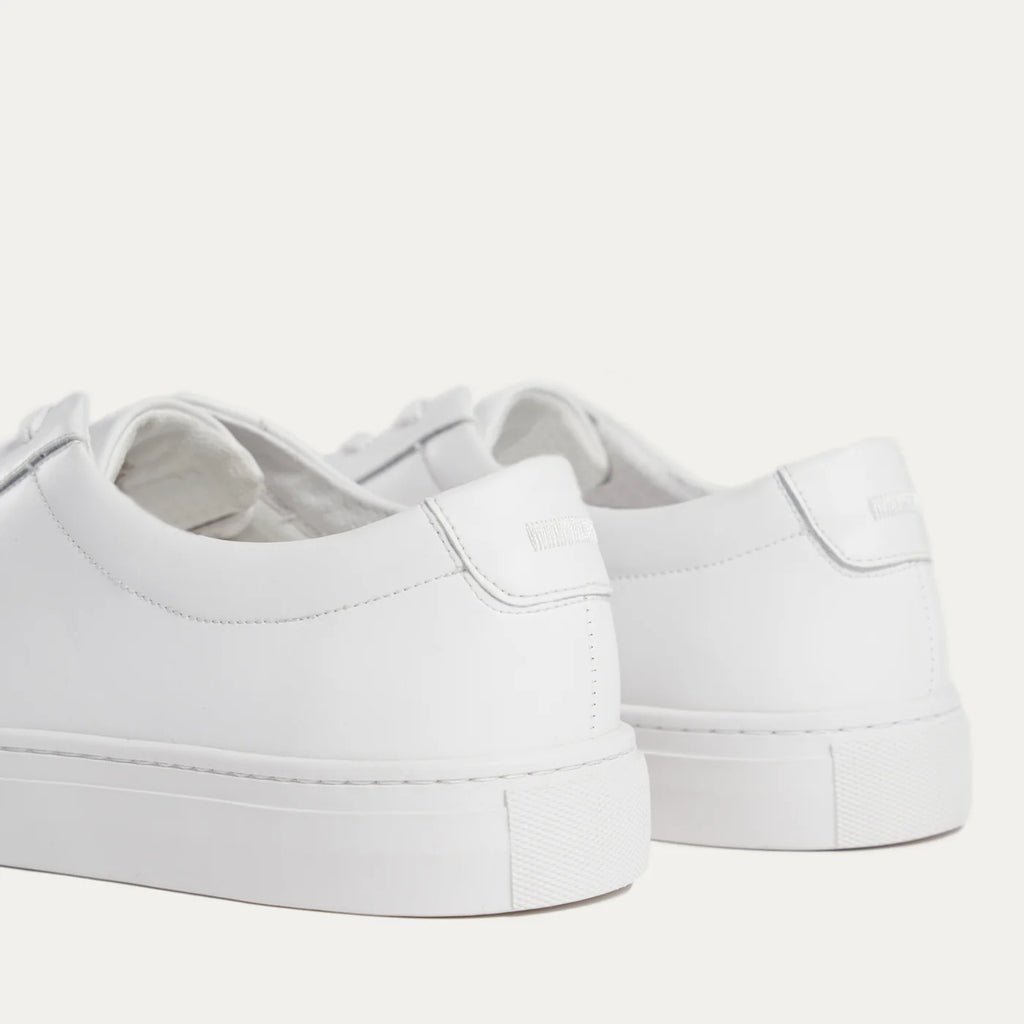 New Republic Unisex Kurt Leather Sneaker - Triple White