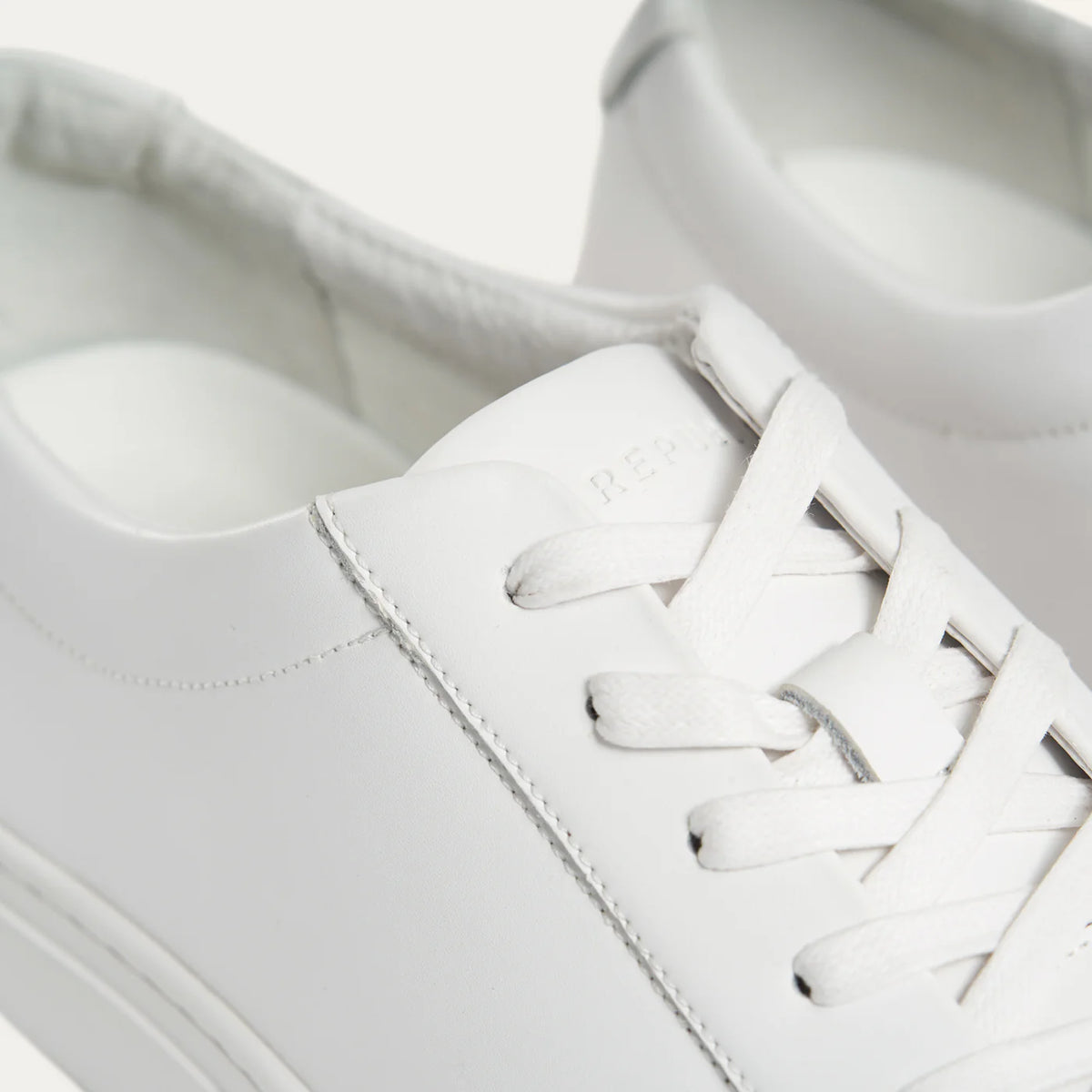 New Republic Unisex Kurt Leather Sneaker - Triple White
