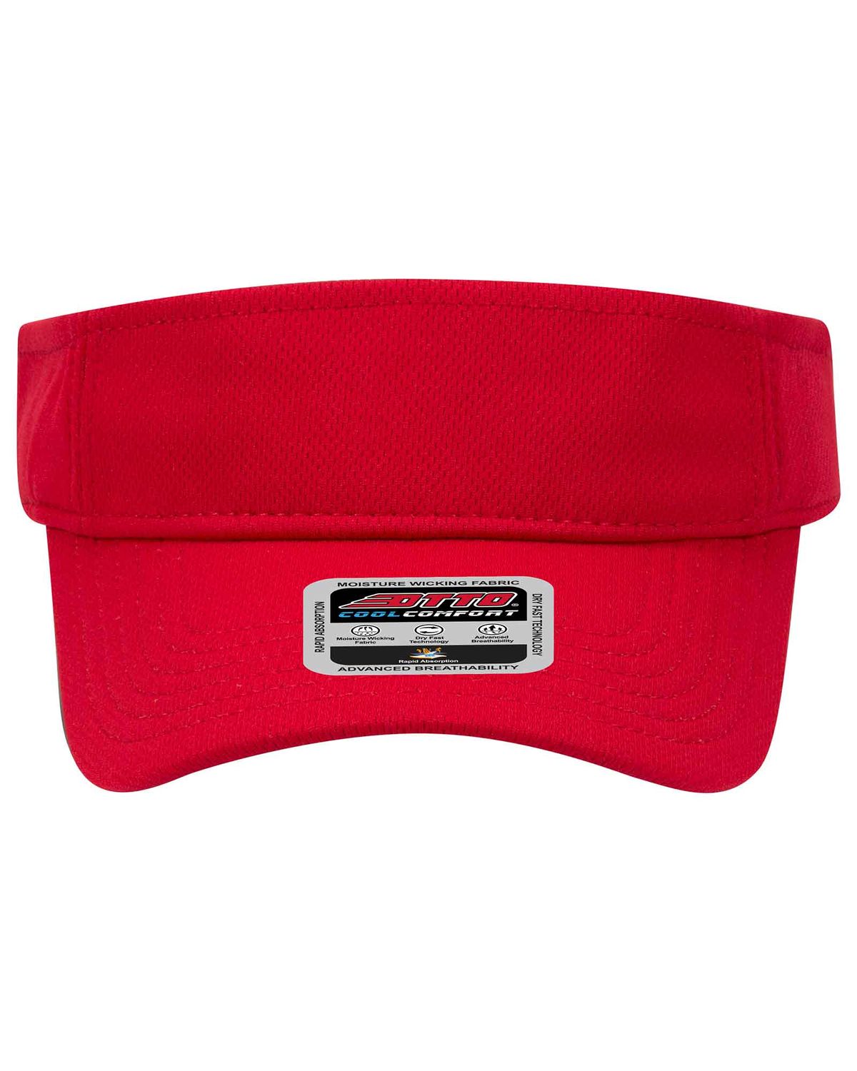 Sabi Goods Plain Red Sun Visor