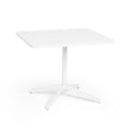 Poppin Touchpoint Table 36x36" Square - White Top White Base