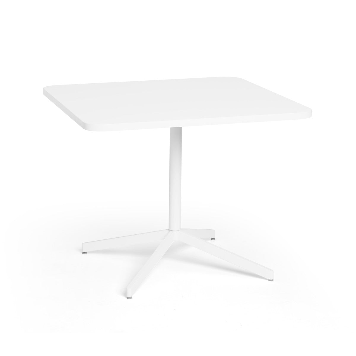 Poppin Touchpoint Table 36x36" Square - White Top White Base